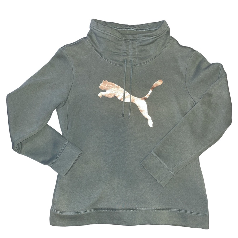 Army Green Puma Pull Over